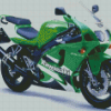 Green Ninja ZX 7R Diamond Painting