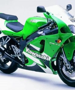 Green Ninja ZX 7R Diamond Painting