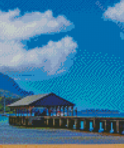 Hanalei Bay Pier Diamond Painting