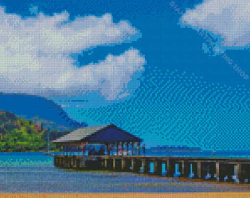 Hanalei Bay Pier Diamond Painting