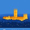 Illustration Canterbury Cathedral Diamond Painting