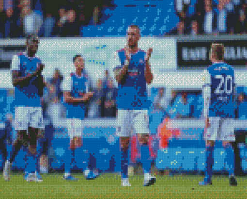 Ipswich Town FC Team Players Diamond Painting