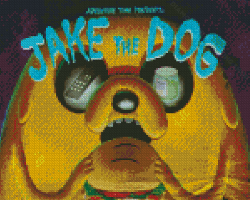 Jake The Dog Adventure Time Animation Diamond Painting