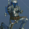 Jango Fett Star Wars Character Diamond Painting