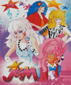 Jem And The Holograms Animated Serie Diamond Painting