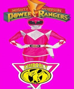 Kimberly Hart Pink Power Rangers Diamond Painting