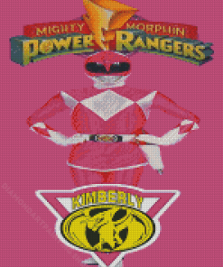 Kimberly Hart Pink Power Rangers Diamond Painting