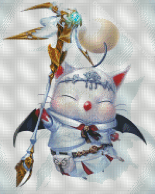 King Moogle Art Diamond Painting