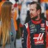 Kurt Busch And Ashley Van Metre Diamond Painting