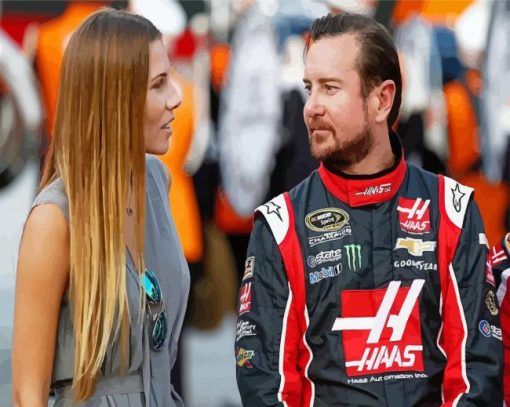 Kurt Busch And Ashley Van Metre Diamond Painting