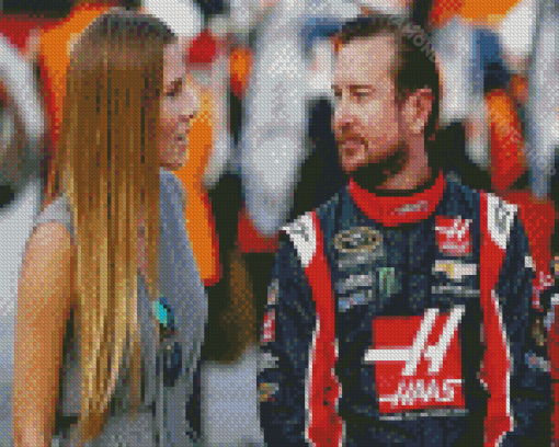 Kurt Busch And Ashley Van Metre Diamond Painting