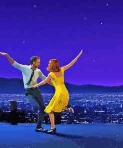 La La Land Dancing At Night Diamond Painting