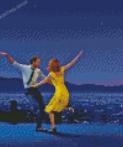 La La Land Dancing At Night Diamond Painting