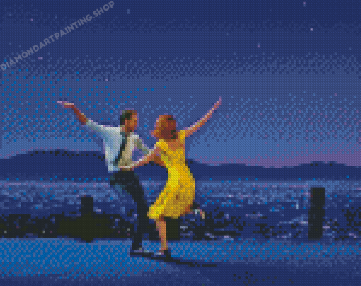 La La Land Dancing At Night Diamond Painting