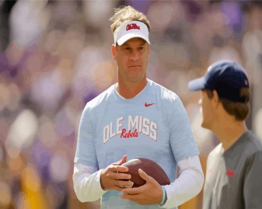 Lane Kiffin Ole Miss Rebels Diamond Painting