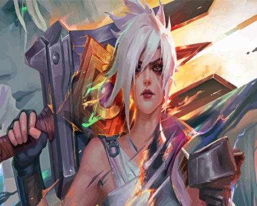 League Of Legends Riven Diamond Painting