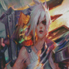 League Of Legends Riven Diamond Painting