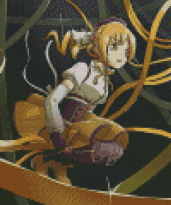 Mami Tomoe Anime Girl Diamond Painting