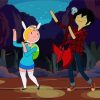 Marshall Lee Fionna And Cake Diamond Painting