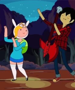 Marshall Lee Fionna And Cake Diamond Painting