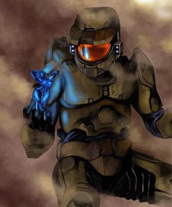 Master Chief And Cortana Diamond Painting