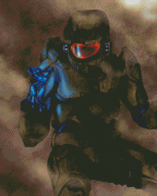 Master Chief And Cortana Diamond Painting