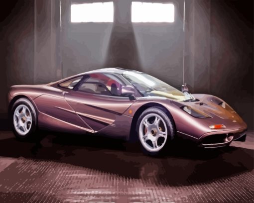 McLaren F1 Car Diamond Painting