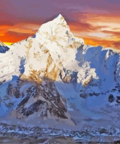 Mount Everest News Feature Diamond Paintign