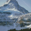 Mount Assiniboine In Winter Diamond Painting