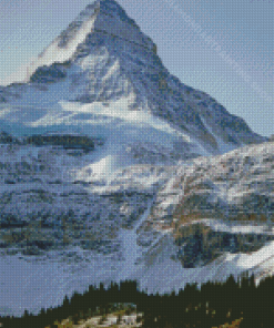 Mount Assiniboine In Winter Diamond Painting