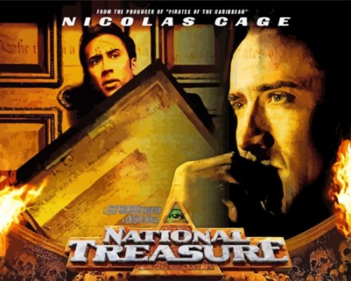 National Treasure Film Serie Poster Diamond Painting