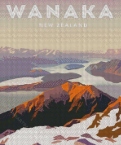 Wanaka New Zealand Poster Diamond Painting