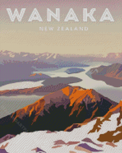 Wanaka New Zealand Poster Diamond Painting