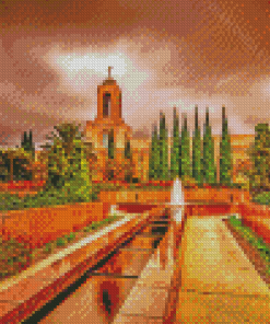 Newport Beach Temple Diamond Painting