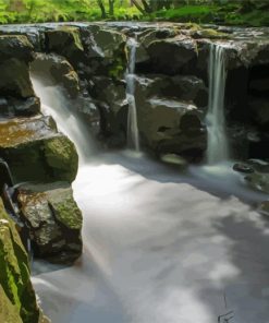 North York Moors National Park Waterfall Diamond Painting