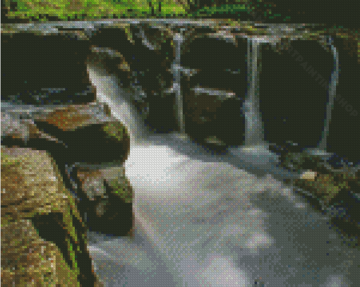 North York Moors National Park Waterfall Diamond Painting