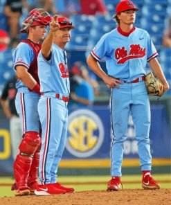 Ole Miss Rebels Players Diamond Painting