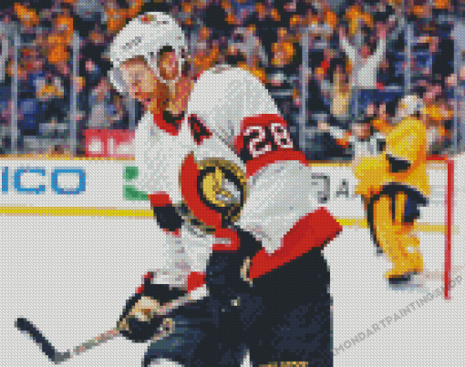 Ottawa Senators Hockey Team Player Diamond Painting