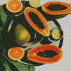 Papaya And Citrus Orange Diamond Painting