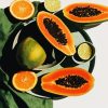 Papaya And Citrus Orange Diamond Painting