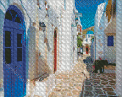 Paros Houses Diamond Painting