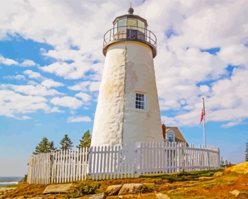 Pemaquid Point Bristol US Diamond Painting