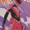 Pink Ranger Poster Diamond Painting