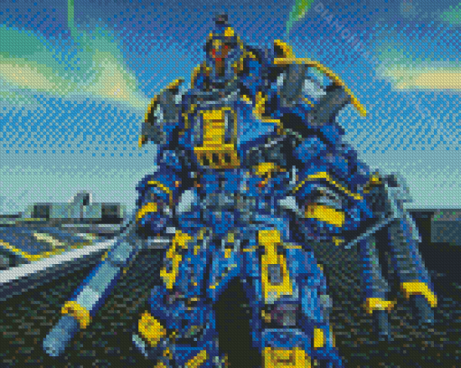 PlanetSide 2 Robot Game Diamond Painting