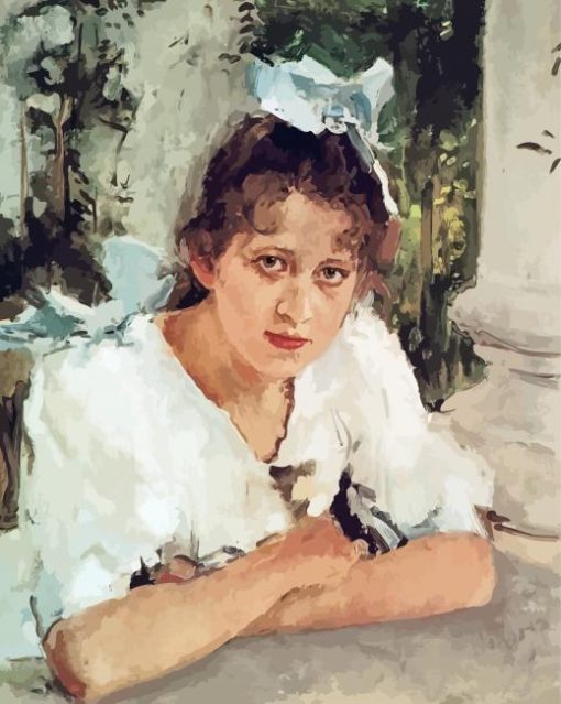 Portrait Of Praskovya Mamontova Serov Diamond Painting