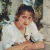 Portrait Of Praskovya Mamontova Serov Diamond Painting