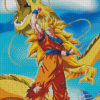 Powerfull Super Saiyan 3 Diamond Painting