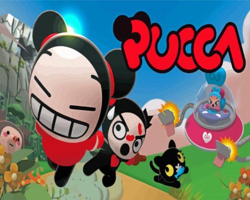 Pucca Anime Poster Diamond Painting