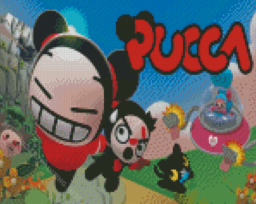 Pucca Anime Poster Diamond Painting