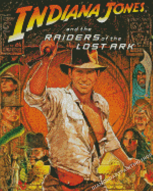 Raider Of The Lost Ark Poster Diamond Painting